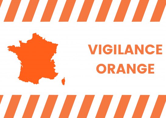 VIGILANCE ORANGE CANICULE