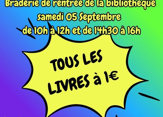 Braderie Bibliothèque 2026